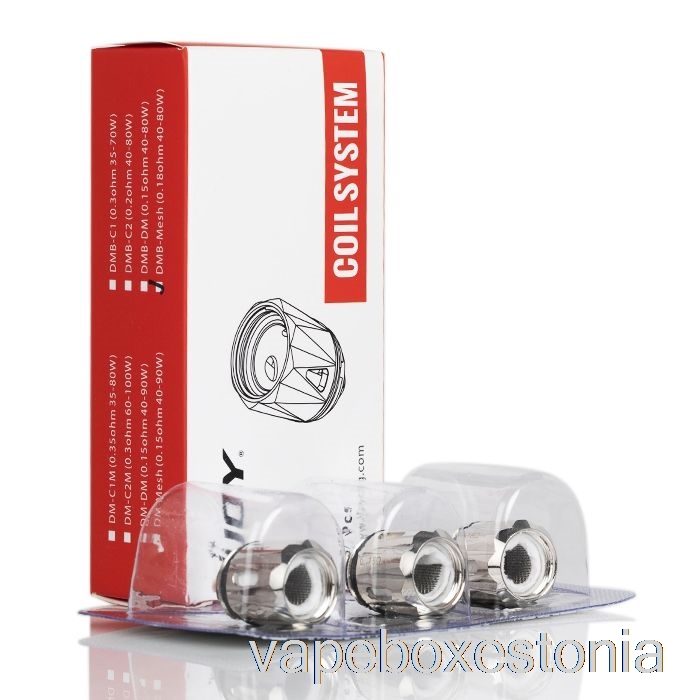 Vape Box Estonia Ijoy Diamond Baby Dmb Asenduspoolid 0,18ohm Dmb-mesh Mähised